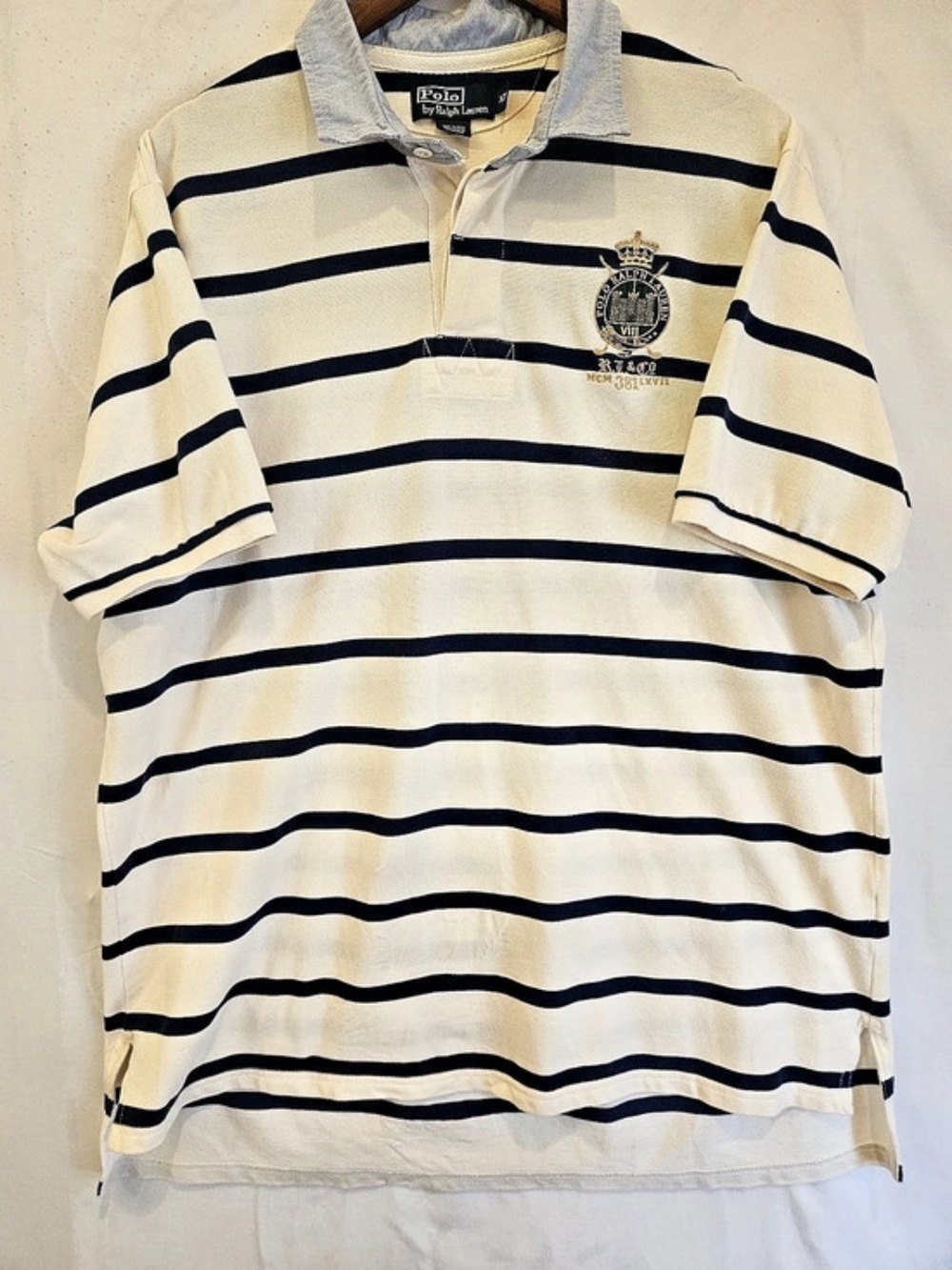 Vtg Polo by Ralph Lauren Polo Ralph Lauren RL & Co 391 LXVII Polo Striped Cotton